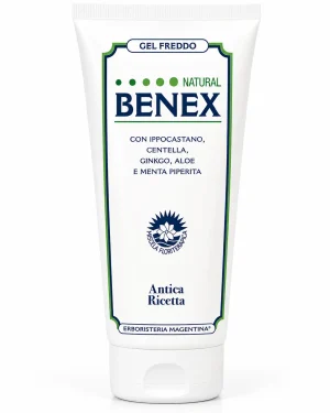 Erboristeria Magentina Natural Benex Gel Freddo Gambe Piedi Corpo