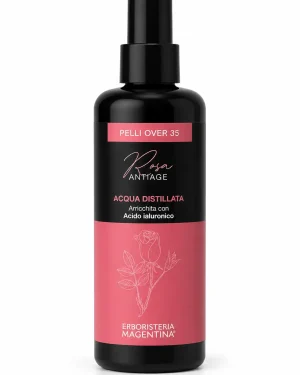 Erboristeria Magentina Acqua Distillata Rosa Antiage con Acido Ialuronico 200 ml